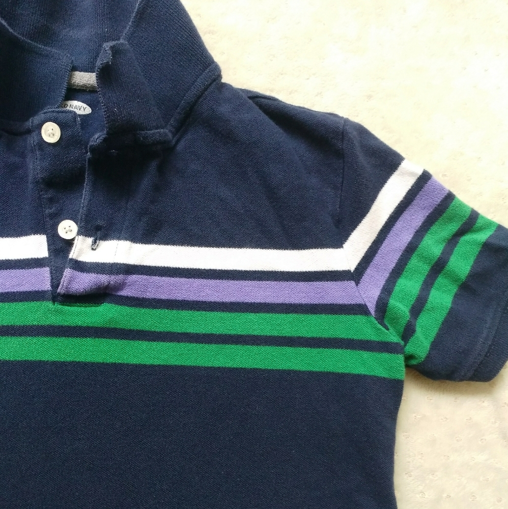 4/$20 Boys Striped Short Sleeve Polo - Old Navy